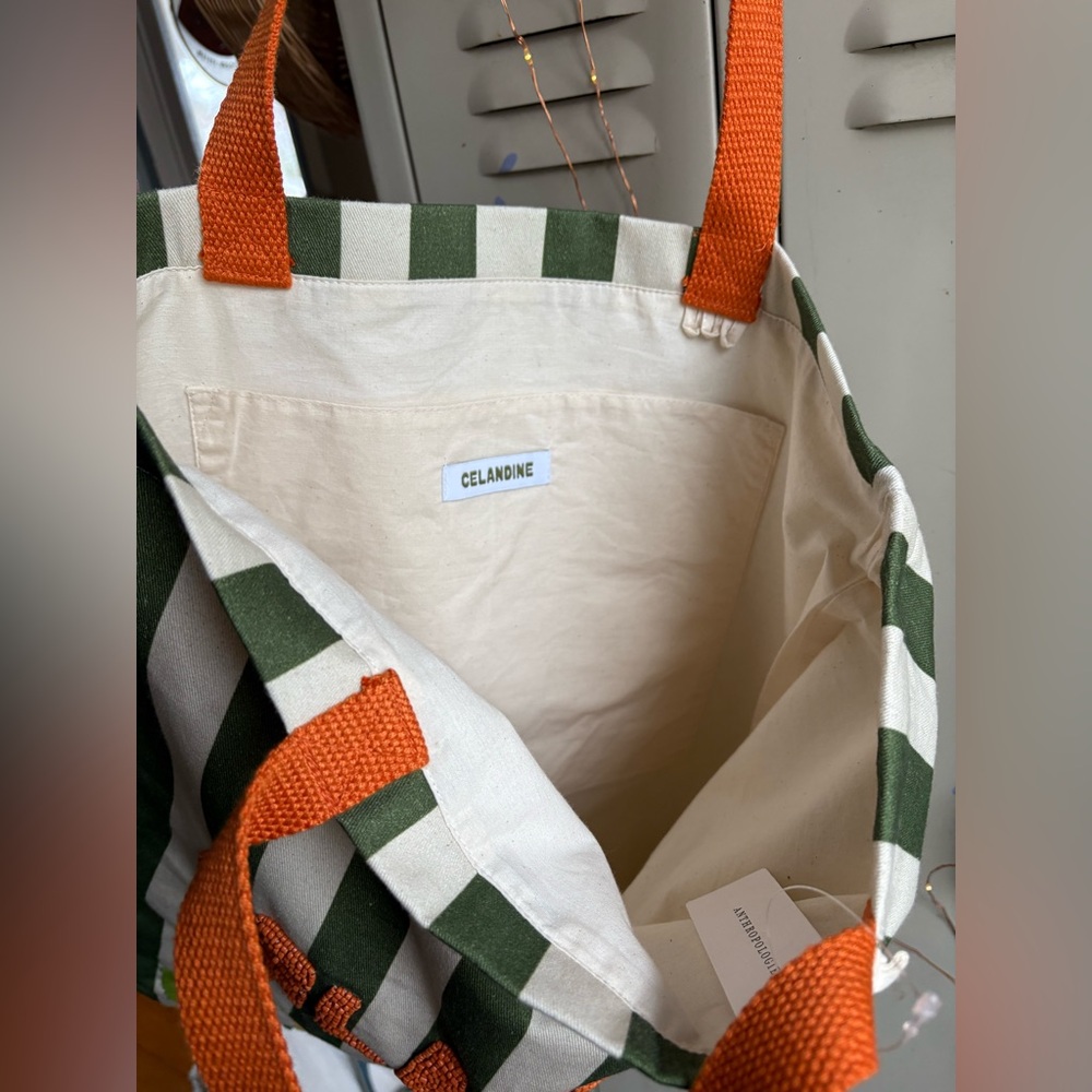 Printed Beaded Canvas Tote Bag (See photos/Description) - Picture 16 of 16